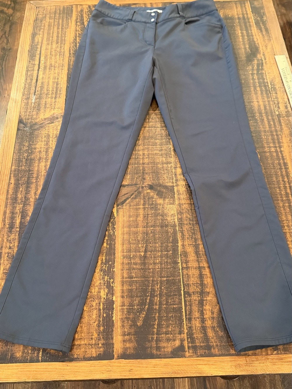 adidas Women's Straight-Leg Golf Pants in Gray